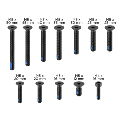 Replacement - PRO Screw Set Black