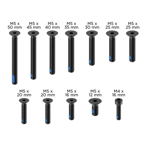Replacement - PRO Screw Set Black
